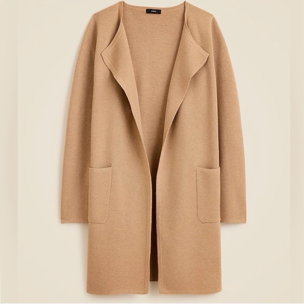 J. Crew Juliette Collarless Sweater Blazer (XS)